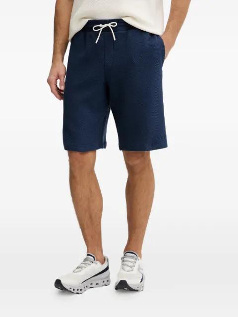 waffle-knit drawstring-waist shorts by GUESS USA