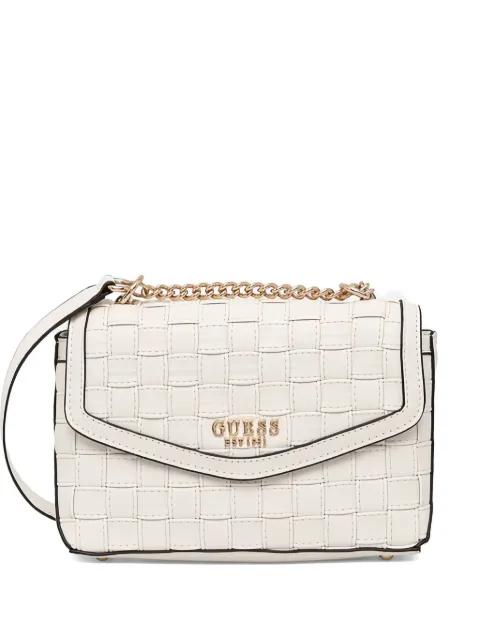 woven chain satchel by GUESS USA