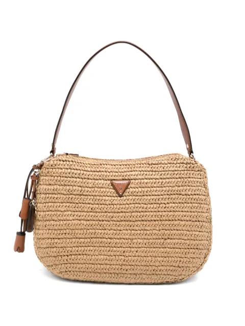 woven-effect  shoulder bag by GUESS USA