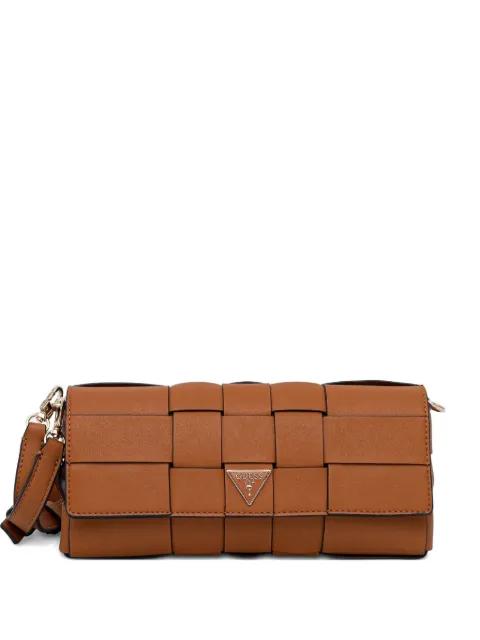 woven logo cross-body bag by GUESS USA