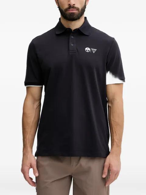 x North Sails logo-print tipped polo shirt by GUESS USA