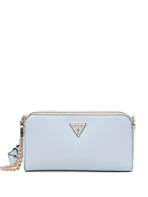 zip chain-detail crossbody bag by GUESS USA
