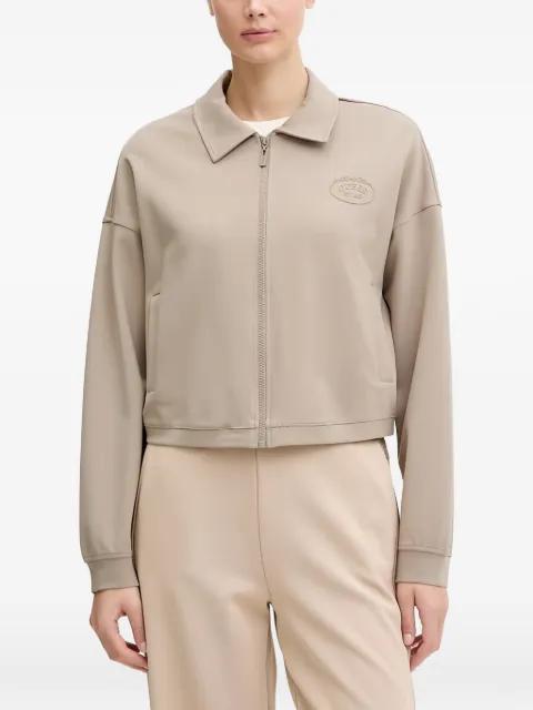 zip-up cropped jacket by GUESS USA