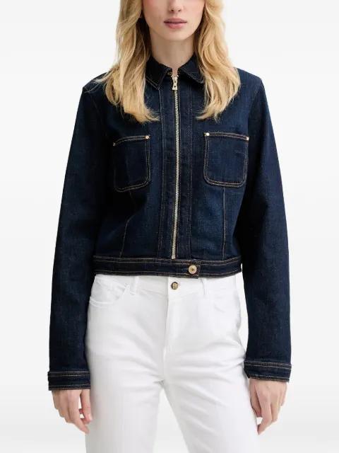 zip-up denim jacket by GUESS USA