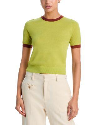 Airy Cashmere Ringer Tee by GUEST IN RESIDENCE