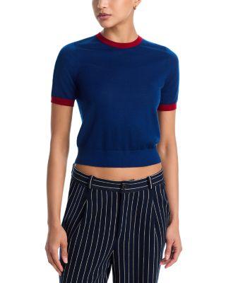 Airy Cashmere Ringer Tee by GUEST IN RESIDENCE