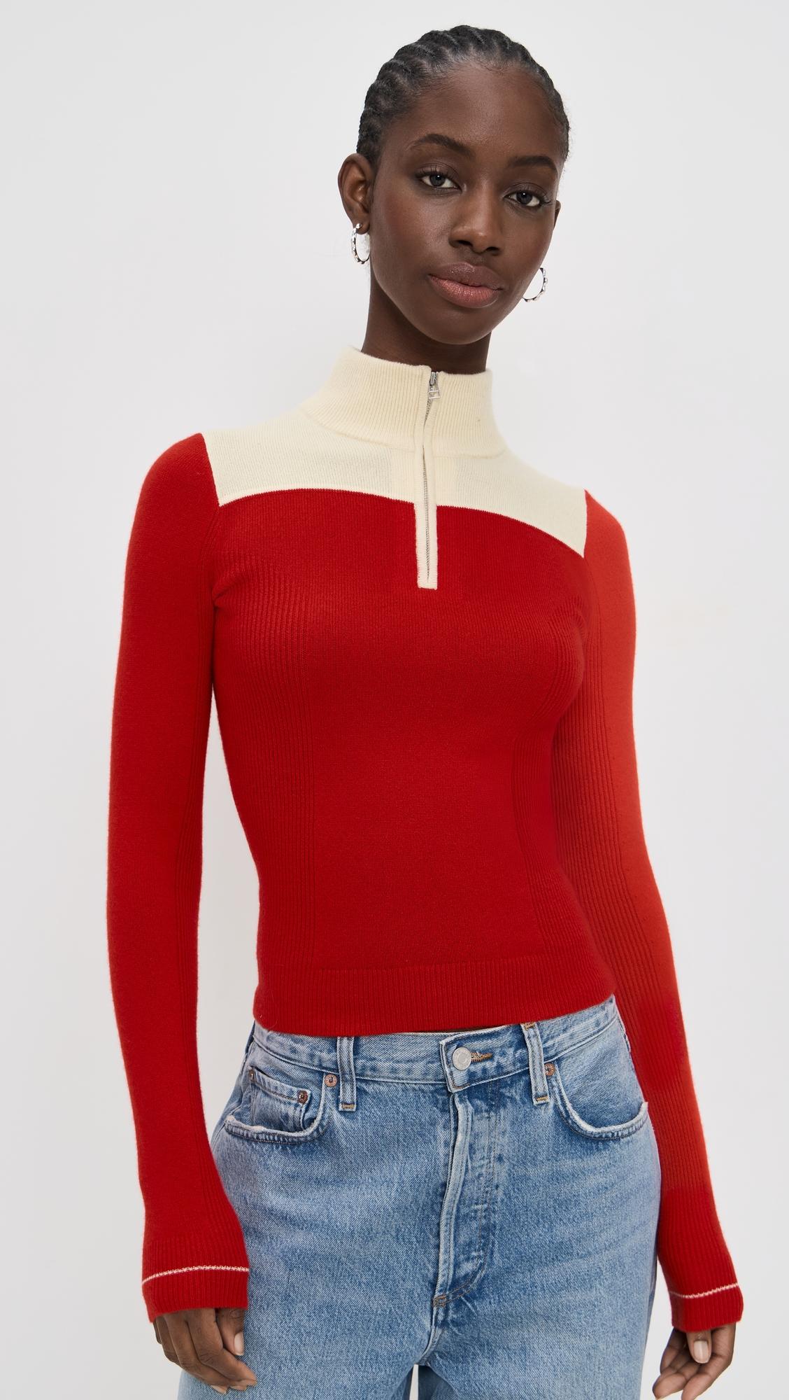 Alpine Cashmere Half Zip by GUEST IN RESIDENCE