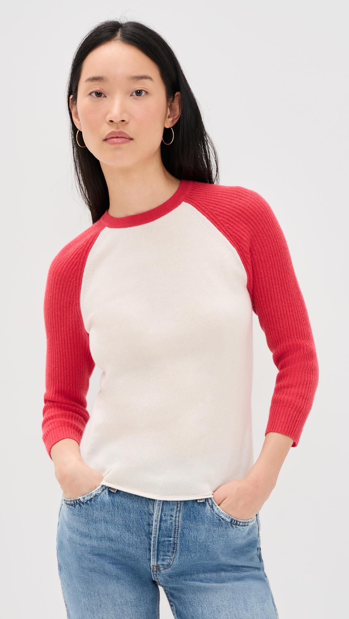 Cashmere Baseball Tee by GUEST IN RESIDENCE