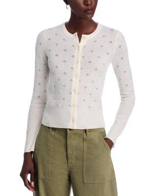 Cashmere Pointelle Cardigan by GUEST IN RESIDENCE