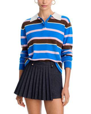 Cashmere Striped Rugby Sweater by GUEST IN RESIDENCE
