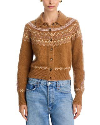 Cloud Chalet Fair Isle Cardigan by GUEST IN RESIDENCE