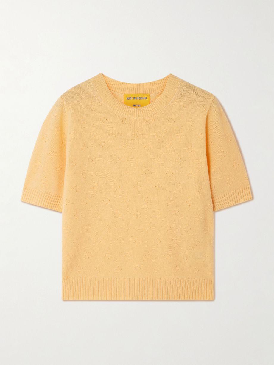 Compass cashmere T-shirt by GUEST IN RESIDENCE
