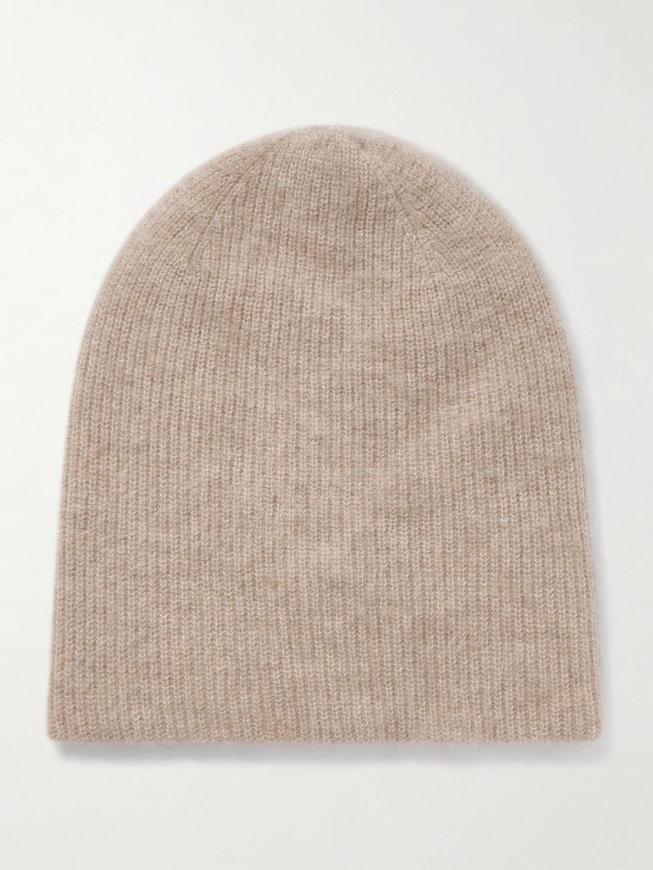 Grizzly reversible ribbed brushed-cashmere beanie by GUEST IN RESIDENCE