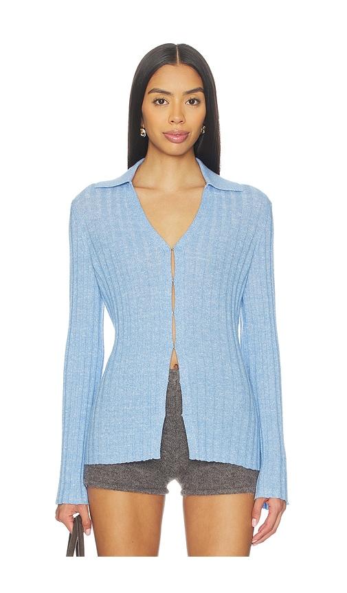 Guest In Residence Breezy Cardigan in Baby Blue by GUEST IN RESIDENCE