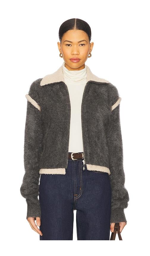 Guest In Residence Grizzly Frankie Jacket in Grey by GUEST IN RESIDENCE