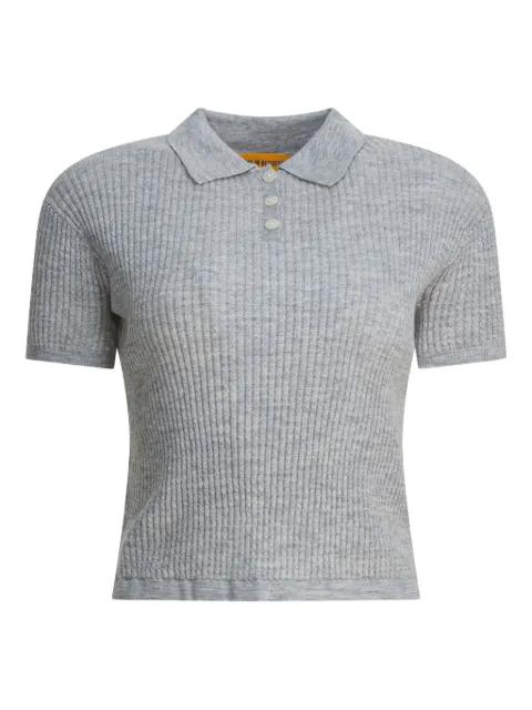 Shrunken ribbed polo shirt by GUEST IN RESIDENCE