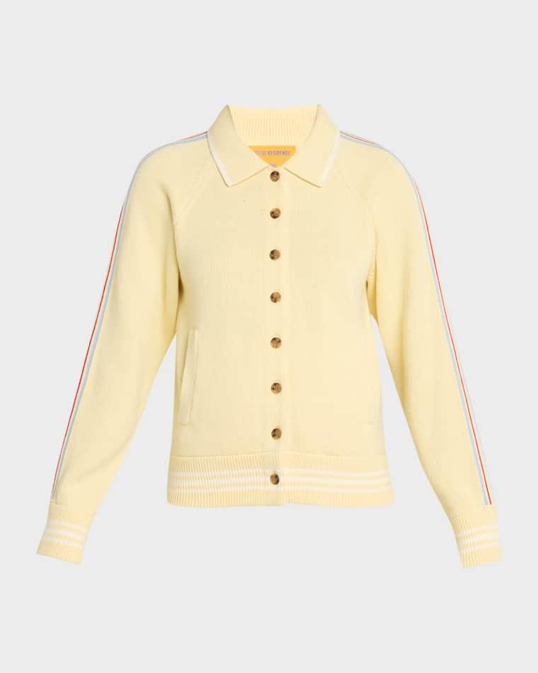 Varsity Cashmere-Cotton Jacket by GUEST IN RESIDENCE