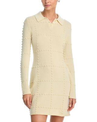 Wool & Cashmere Popcorn Polo Dress by GUEST IN RESIDENCE