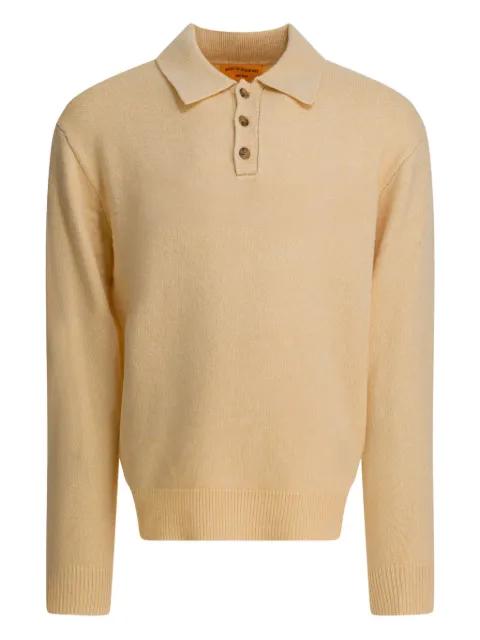elbow-detailed polo shirt by GUEST IN RESIDENCE