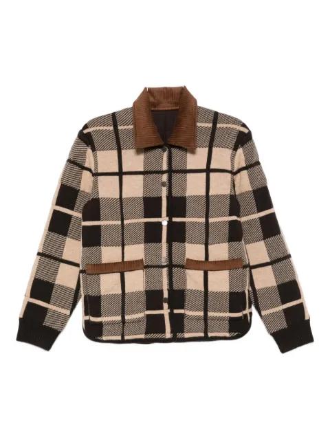 plaid quilted shirt jacket by GUEST IN RESIDENCE