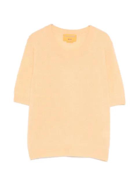 pointelle-knit cashmere top by GUEST IN RESIDENCE