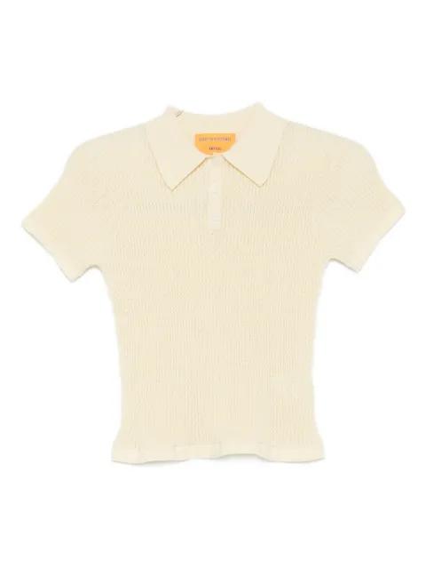 shrunken-effect polo top by GUEST IN RESIDENCE