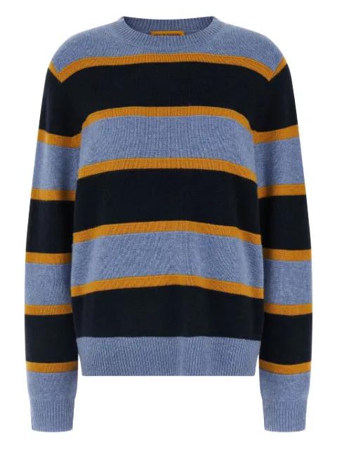 striped crew-neck sweater by GUEST IN RESIDENCE