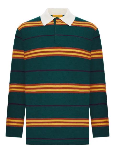striped-pattern long-sleeve polo shirt by GUEST IN RESIDENCE