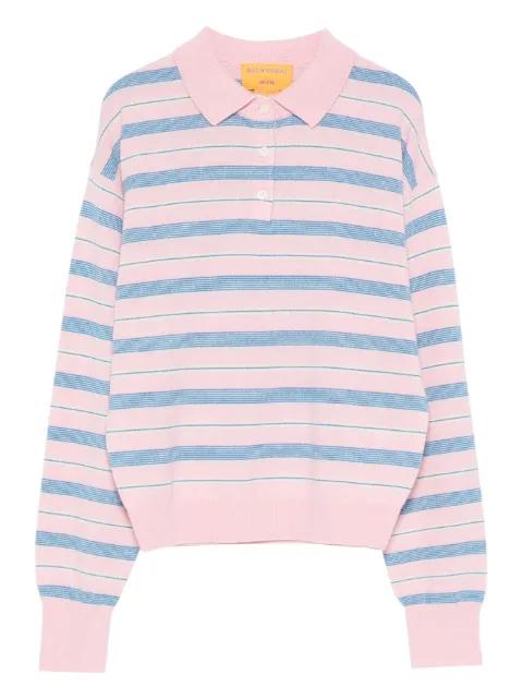 striped polo top by GUEST IN RESIDENCE