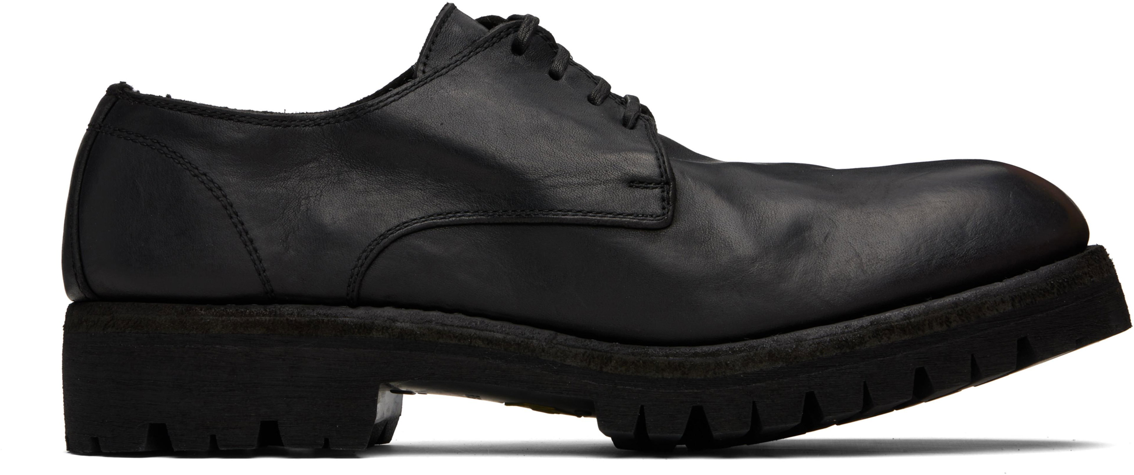 Black 792V Derbys by GUIDI