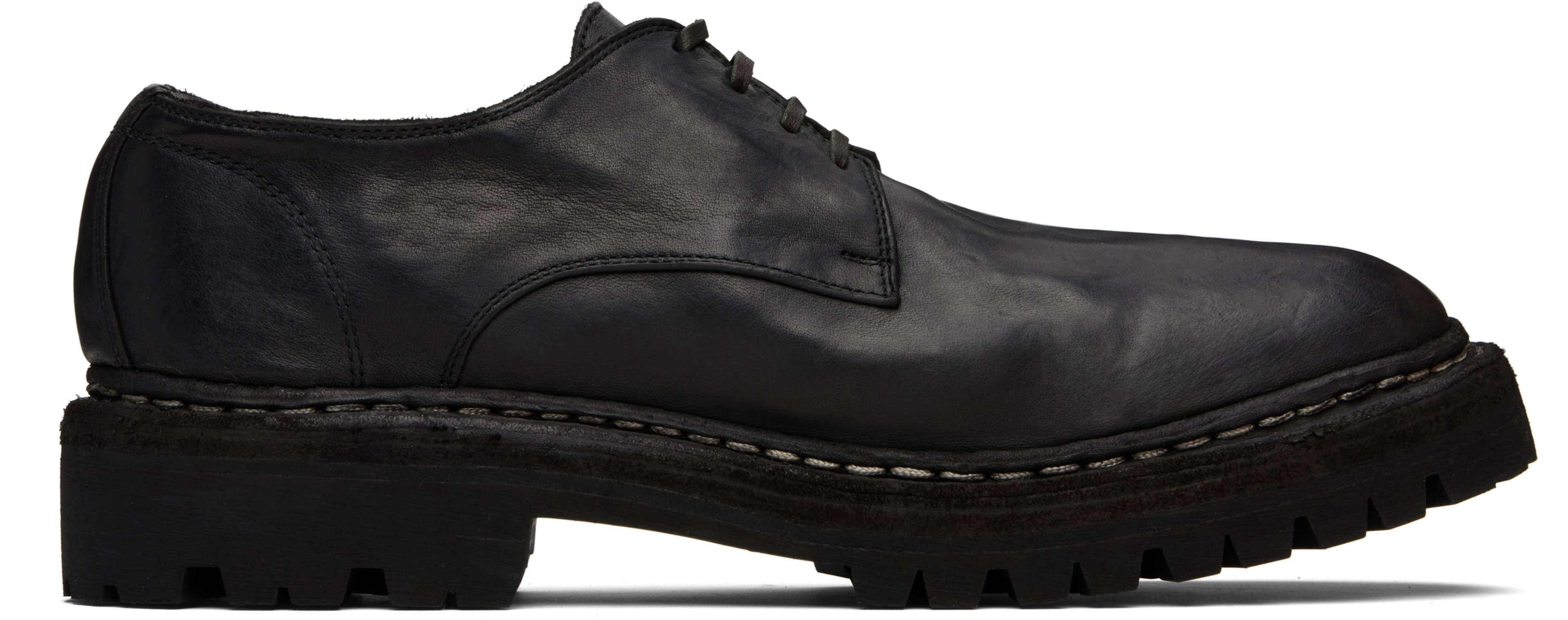 Black 792V_N Derbys by GUIDI