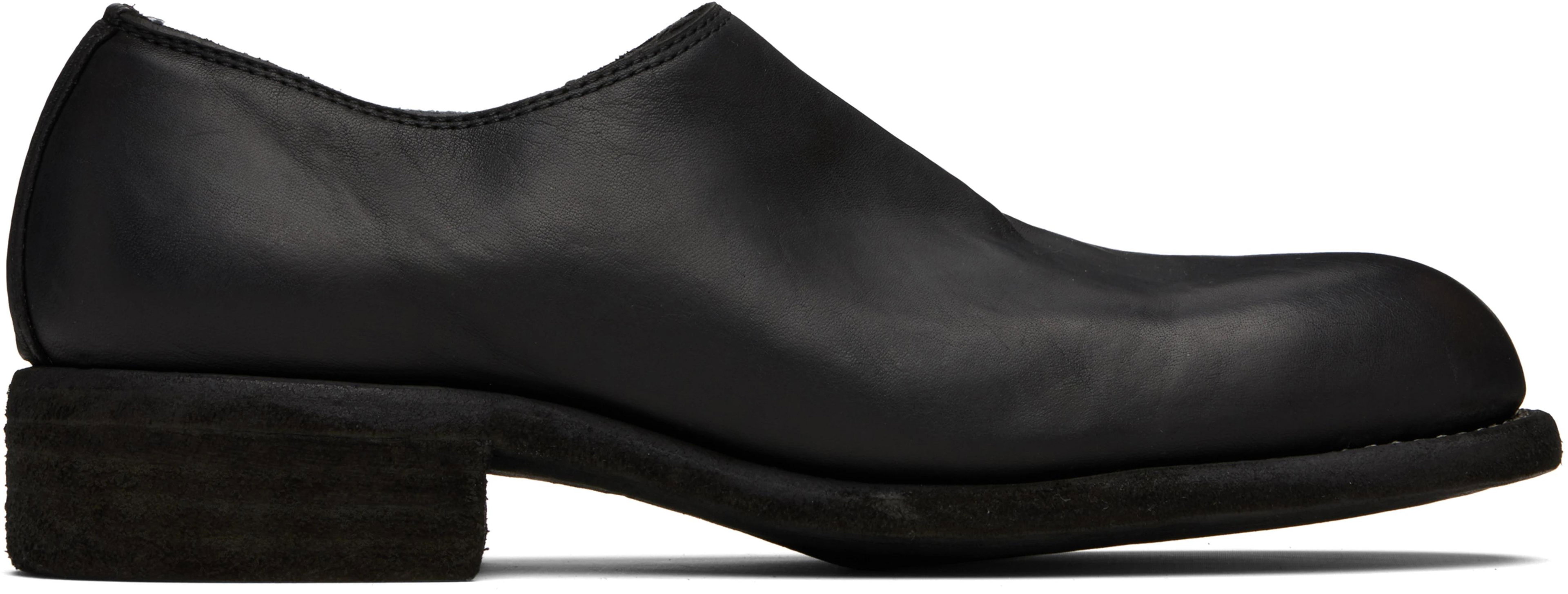 Black 990E Loafers by GUIDI