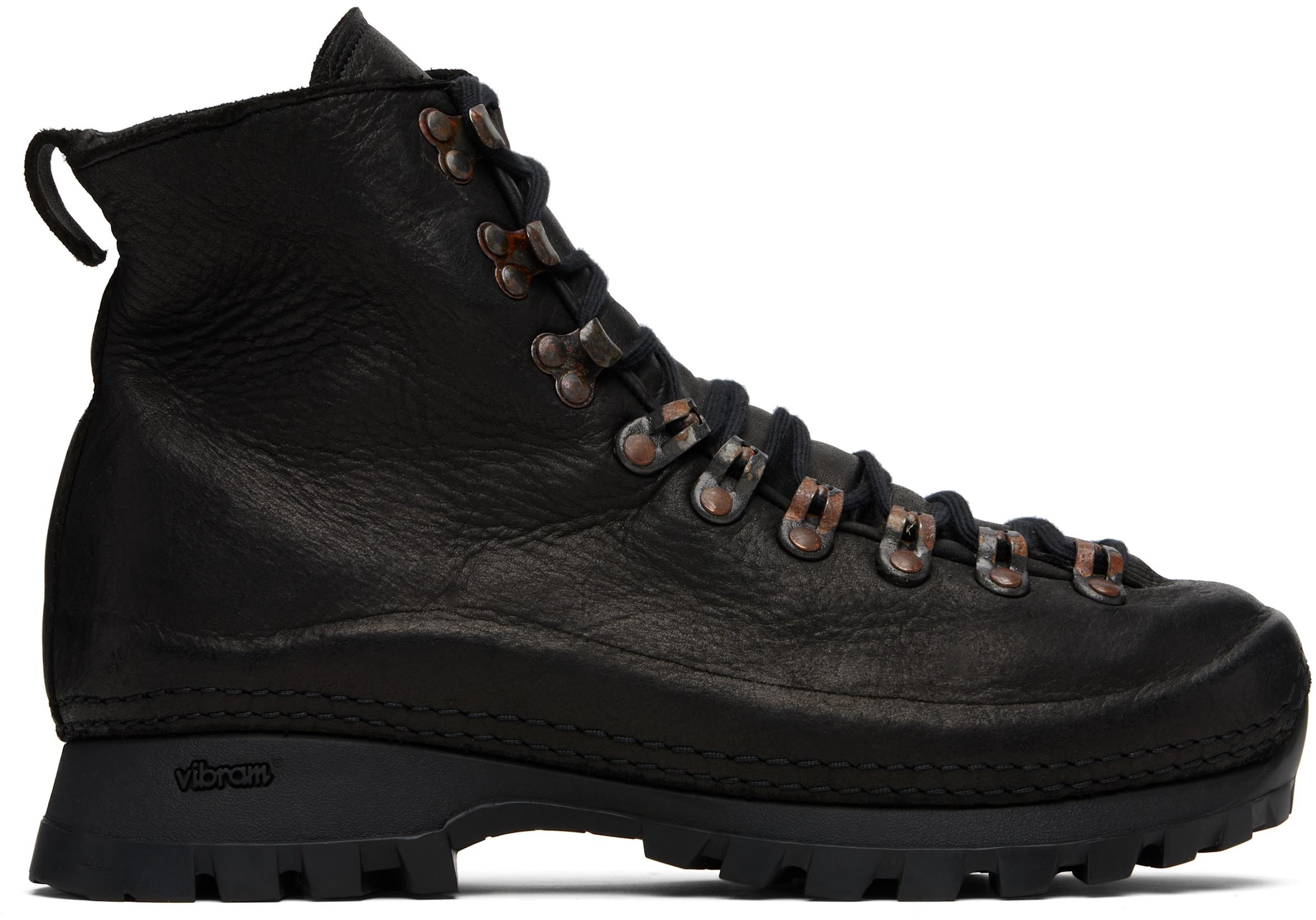Black Hiking Boots by GUIDI
