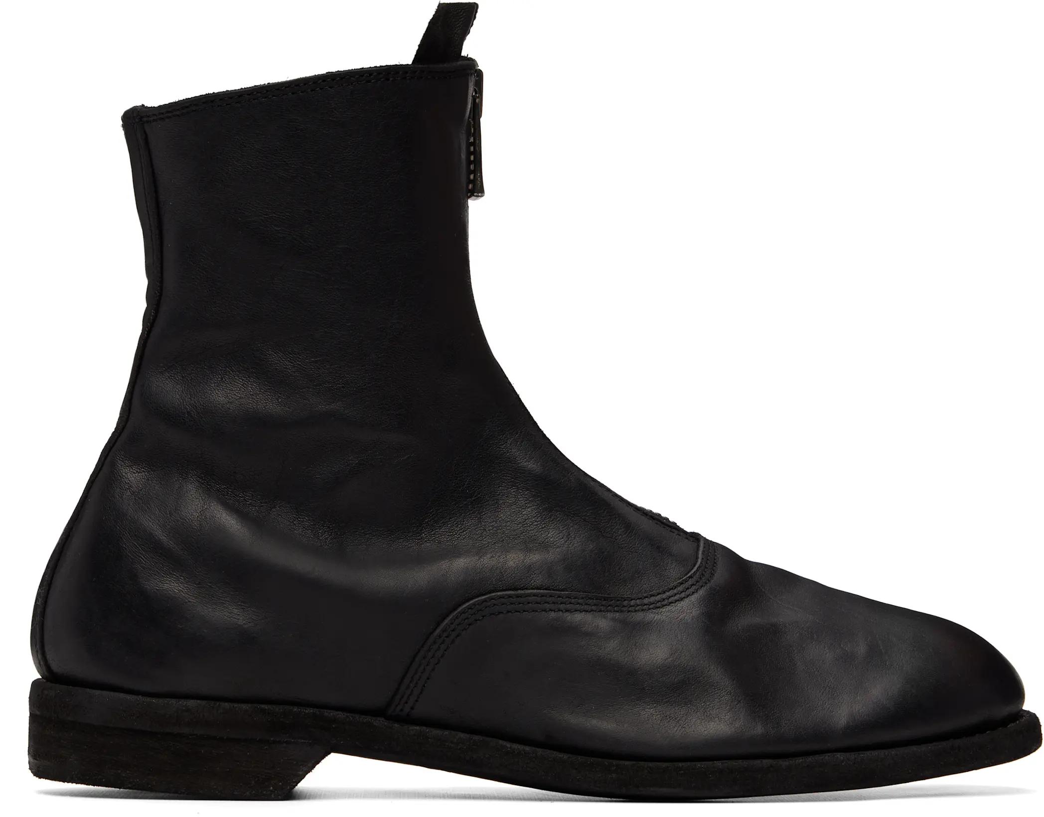Black Horse Soldato Boots by GUIDI