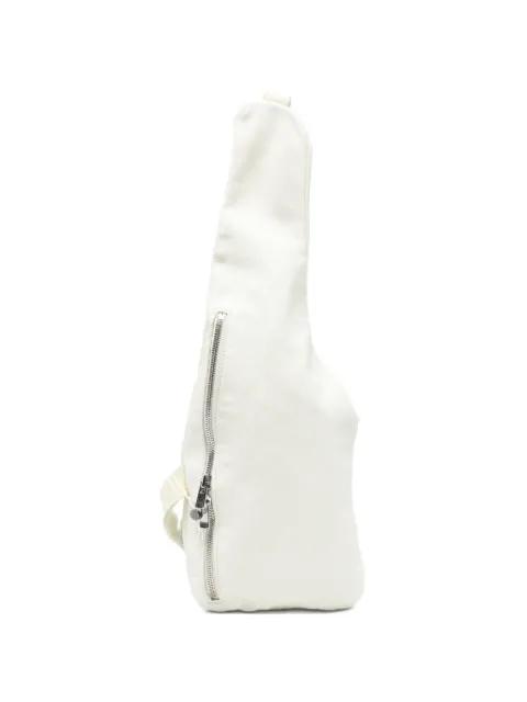 asymmetric leather backpack by GUIDI