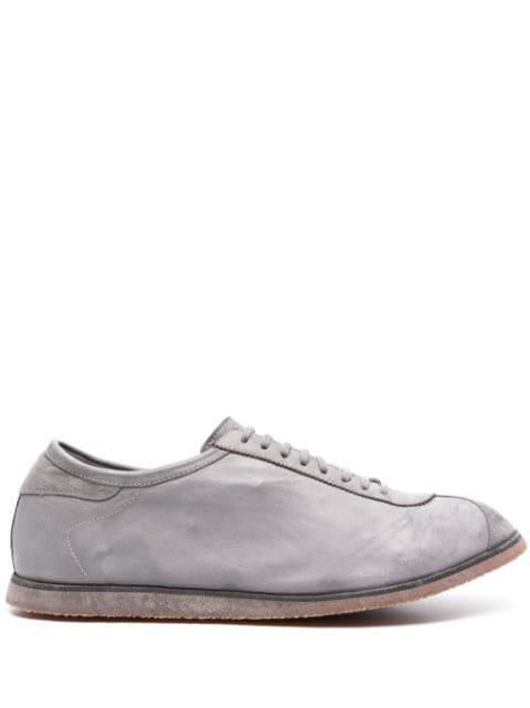 lace-up leather sneakers by GUIDI