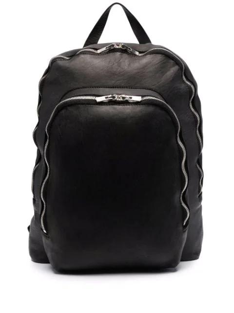 leather backpack by GUIDI