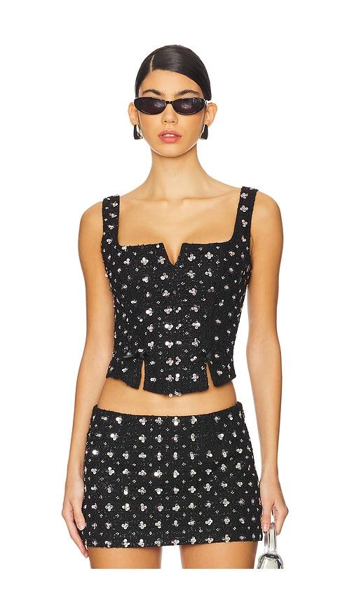 GUIZIO Arlo Corset in Black by GUIZIO