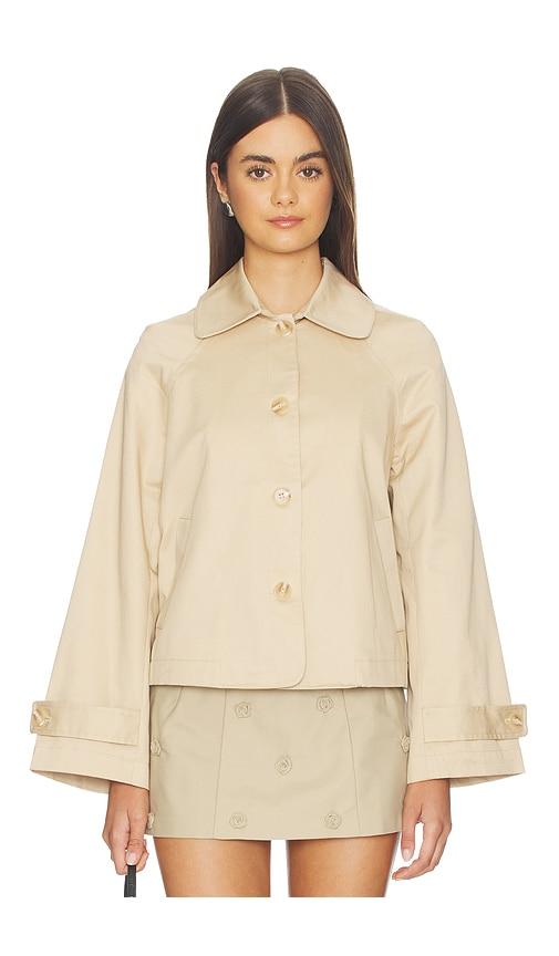 GUIZIO Romeo Trench in Tan by GUIZIO