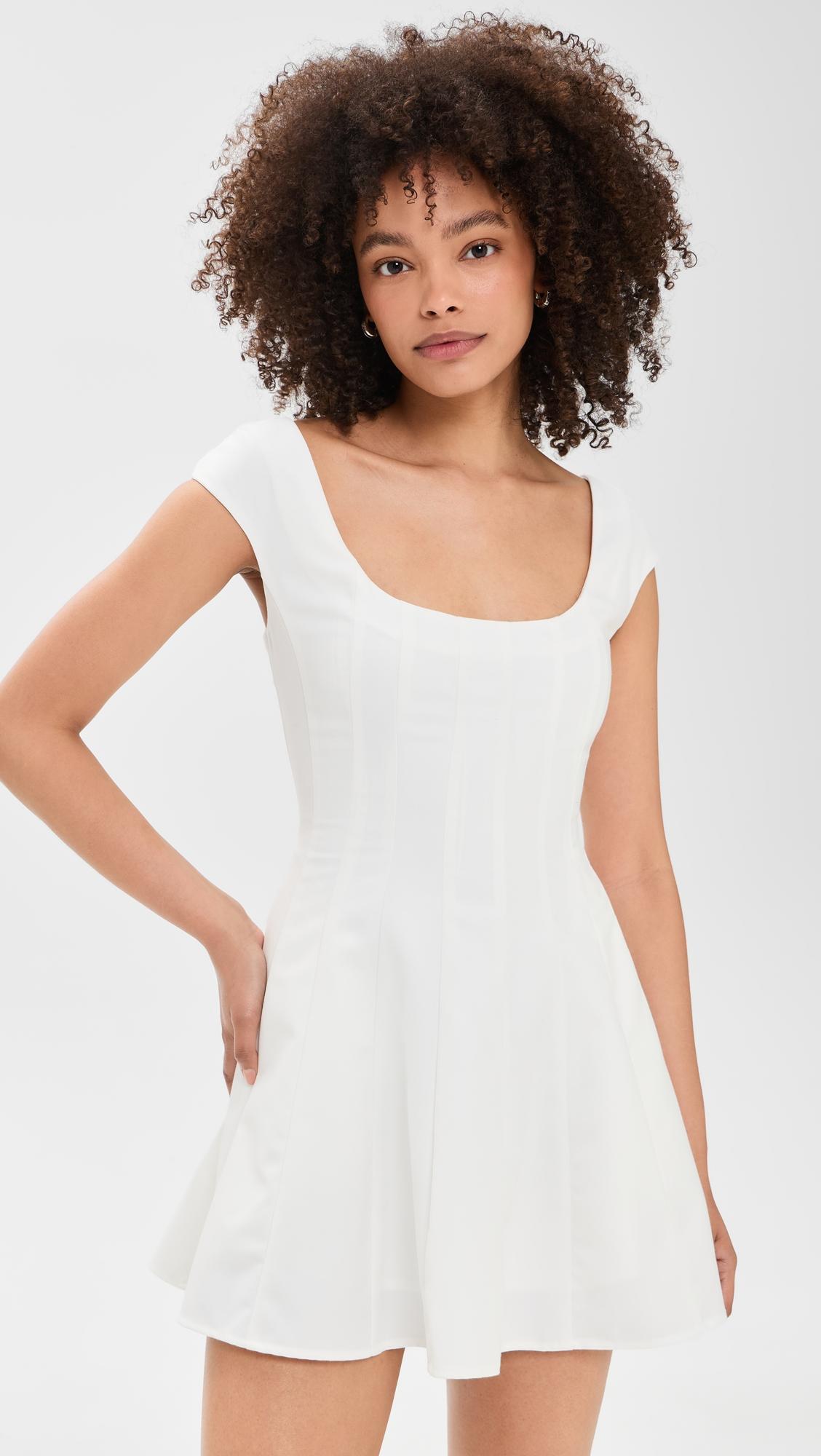 Leila Twill Mini Dress by GUIZIO