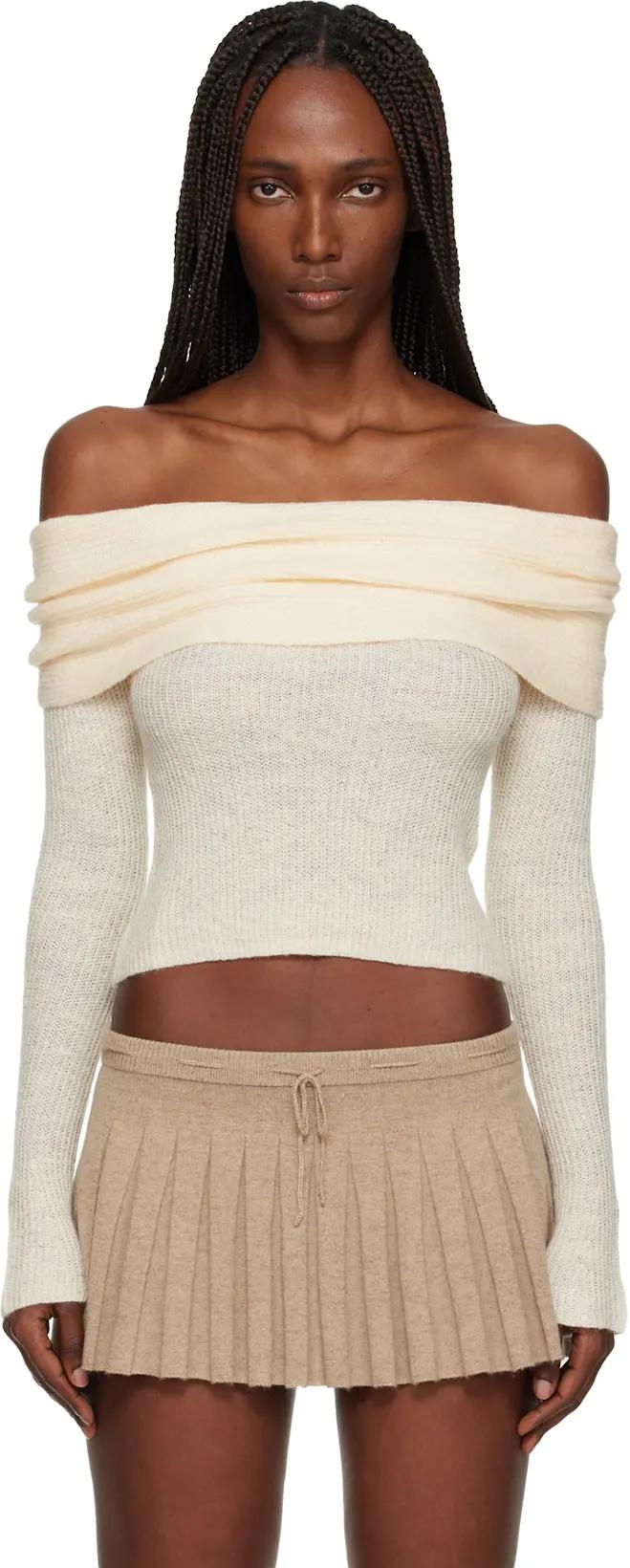 Off-White Marlowe Top by GUIZIO