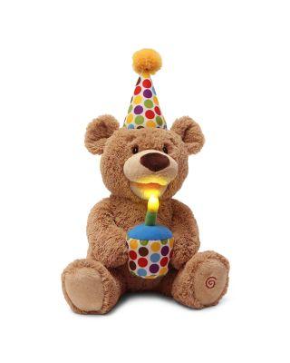 Happy Birthday Animated Bear Singing Light Up Plush Stuffed Animal by GUND