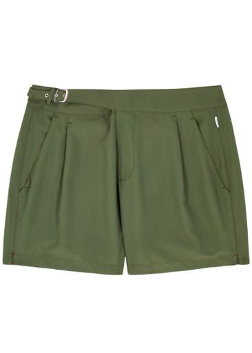 The London shell swim shorts by GUSARI