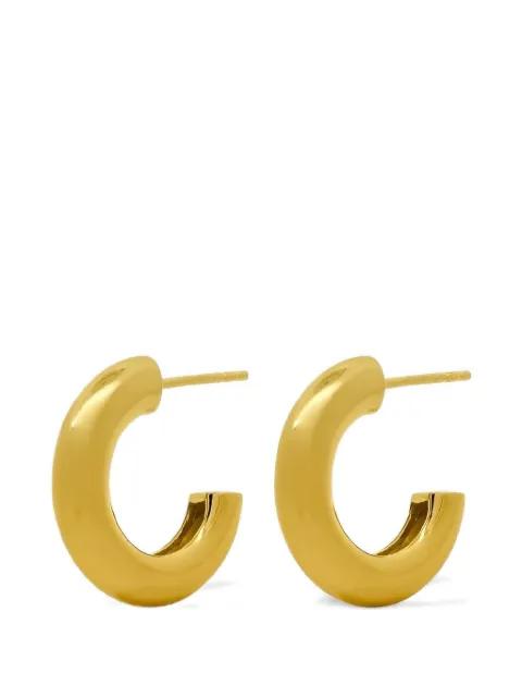 chunky tube hoop earrings by GWEN BELOTI