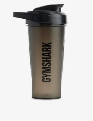Branded plastic shaker bottle by GYMSHARK