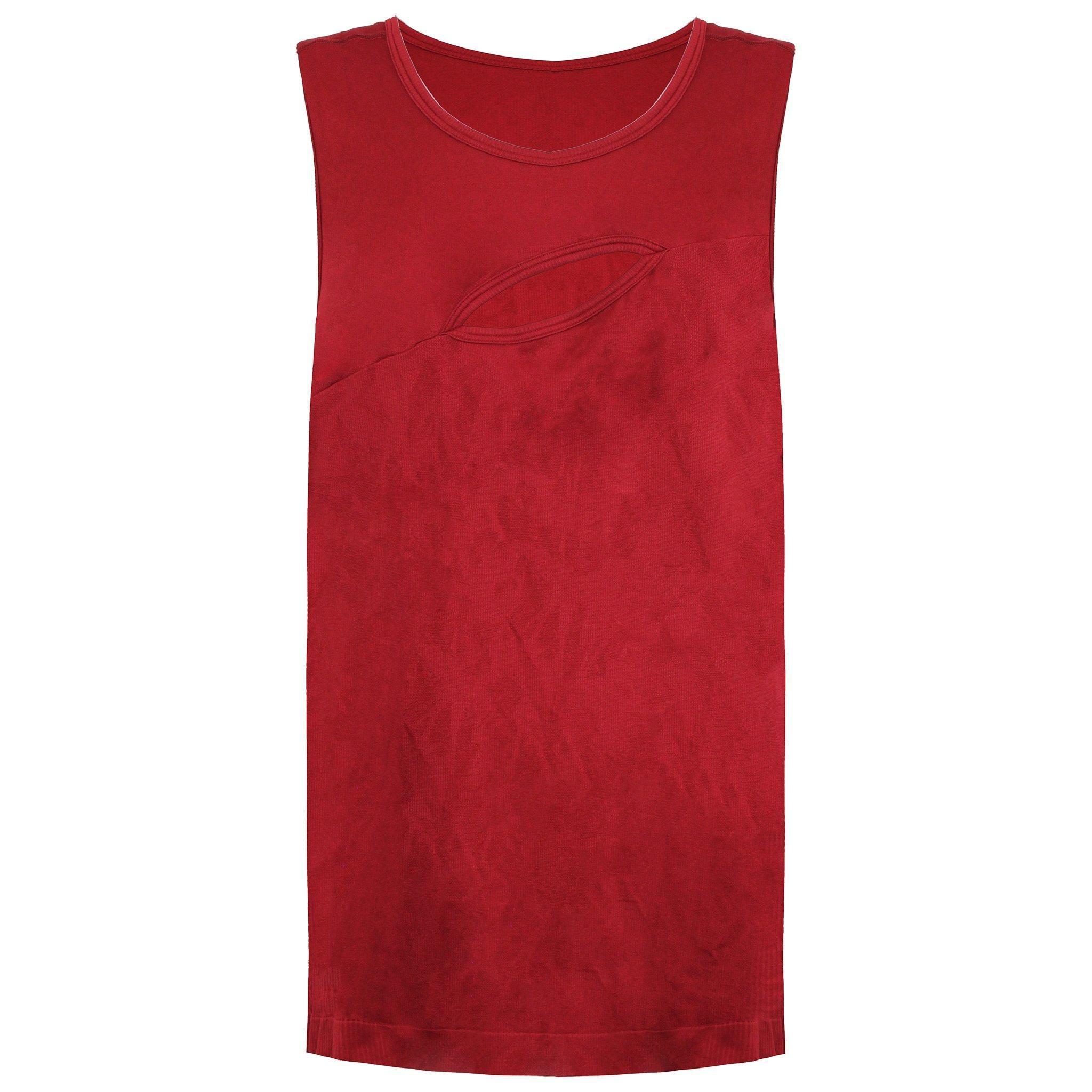 Burgundy Studio Top by GYMSHARK