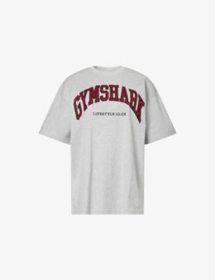 Collegiate Short-Sleeve Stretch-Cotton T-Shirt by GYMSHARK