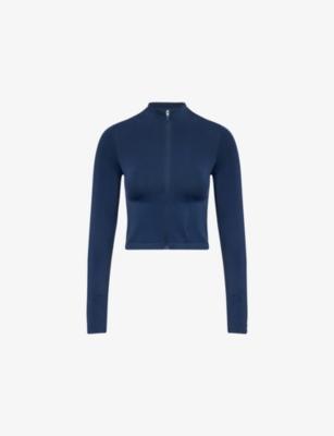 Everyday Seamless Stretch-Jersey Track Top by GYMSHARK