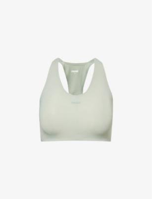 Everywear Comfort Active logo-print stretch-jersey sports bra by GYMSHARK