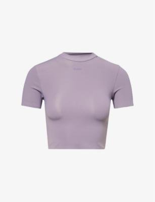 Everywear Comfort logo-print cropped stretch-jersey T-shirt by GYMSHARK